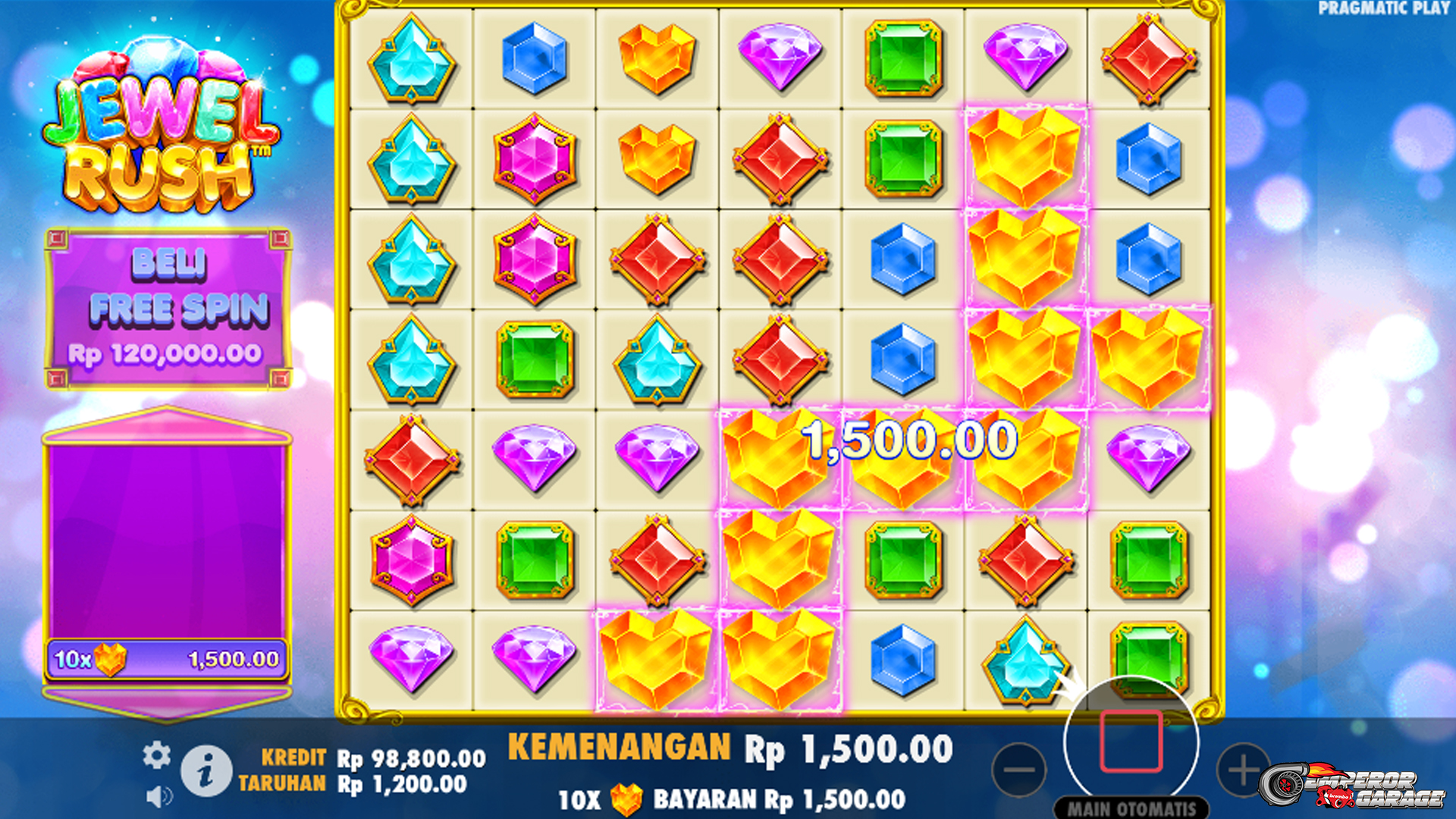 Pragmatic Play Demo Jewel Rush & Pesona Sinar2 Batu Berharga