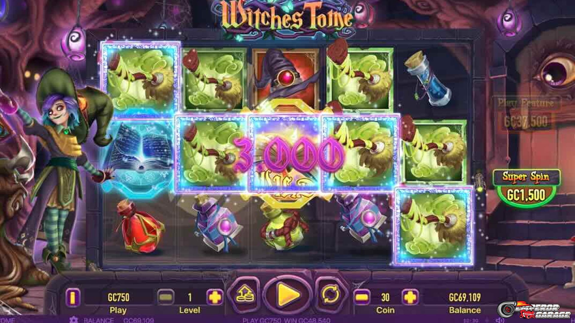 Temukan Fitur Sihir Tersembunyi Witches Tome di Bandar Slot88