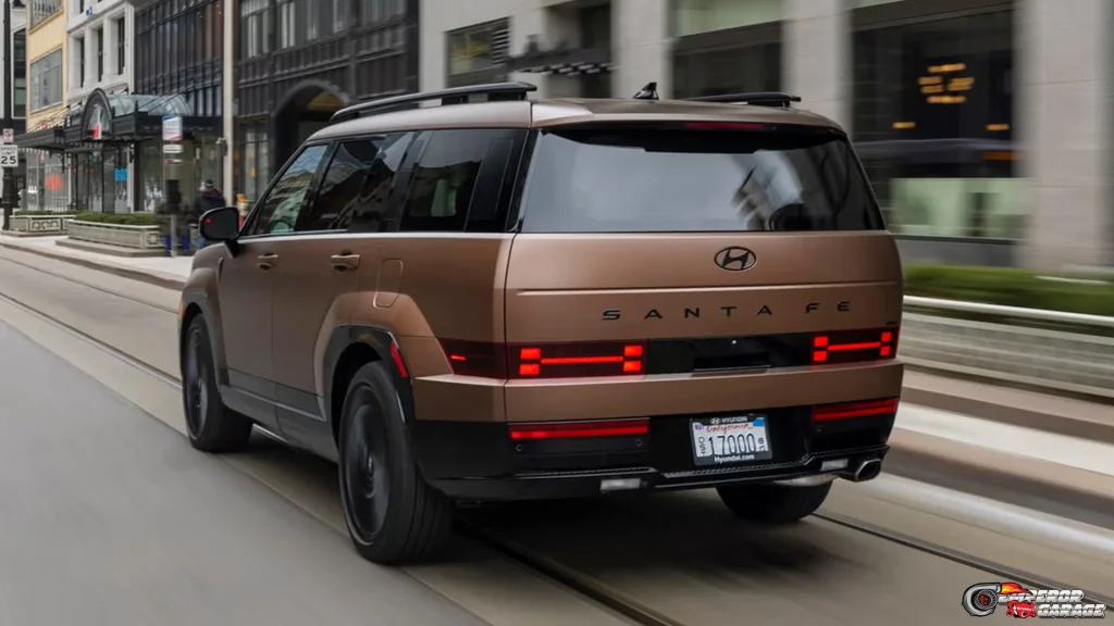 Interior Santa Fe Premium: Layar 24 Inci Dual dan Kursi Ventilasi 3 Baris