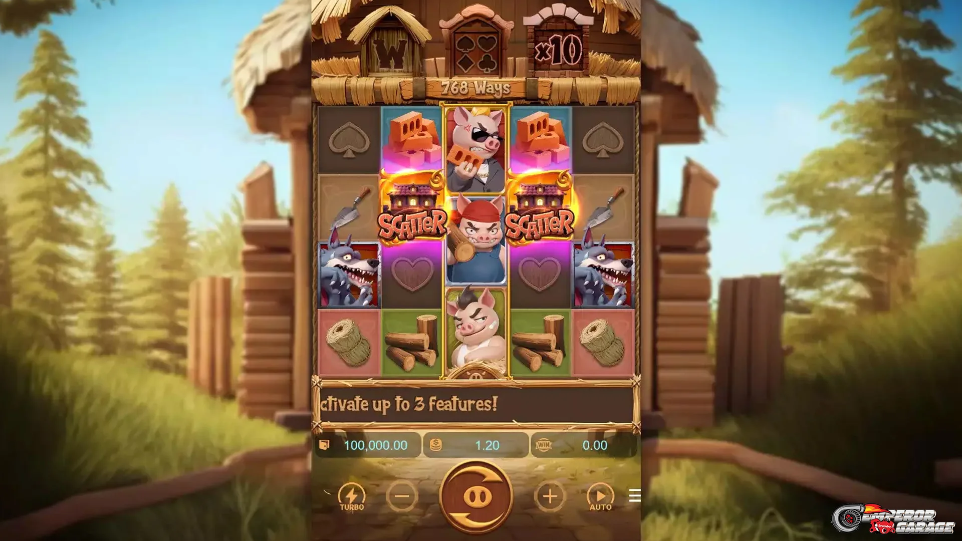 Ngulik Three Crazy Piggies Dengan 5 Spin Paling Kuat